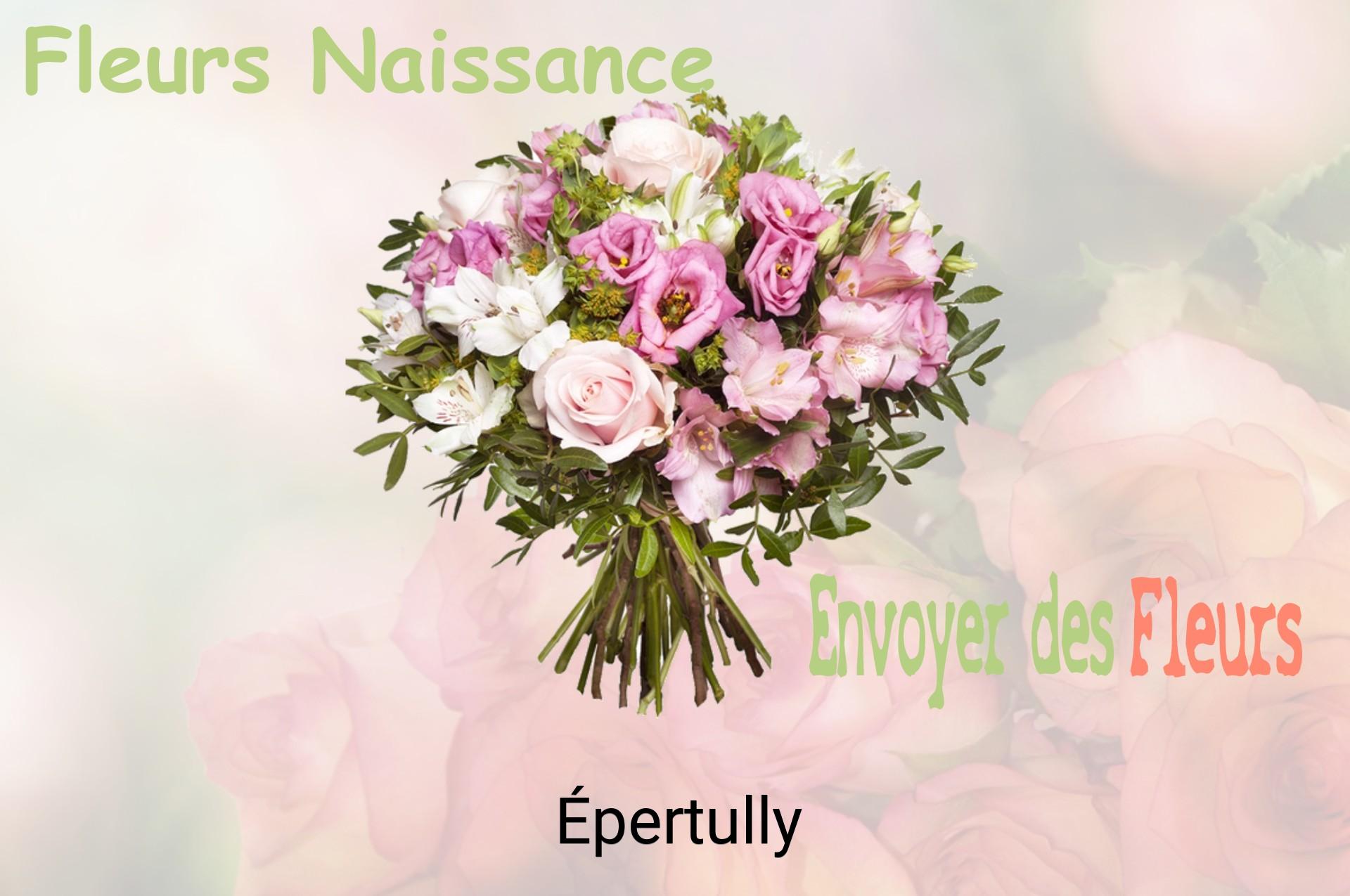 Bouquet de fleurs de naissance livré à Épertully